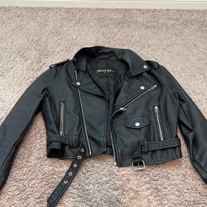 NastyGal Leather Moto Jacket
